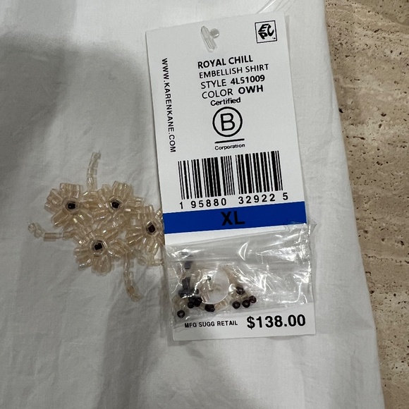 Karen Kane Embellished Shirt - Picture 12 of 12